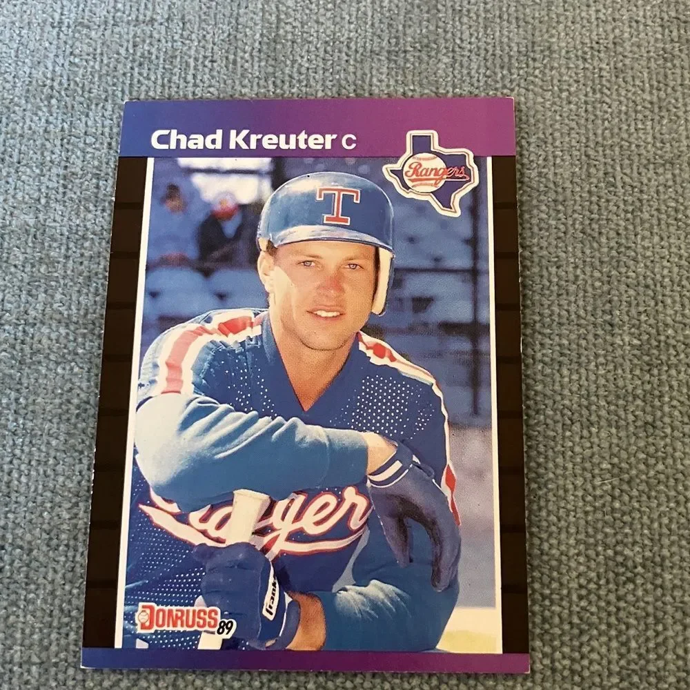 1989 Donruss Texas Rangers Baseball Card Trading Card